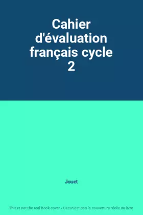 Couverture du produit · Cahier d'évaluation français cycle 2