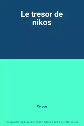 Couverture du produit · Le tresor de nikos