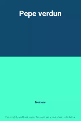 Couverture du produit · Pepe verdun