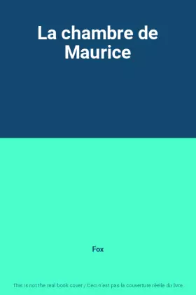 Couverture du produit · La chambre de Maurice