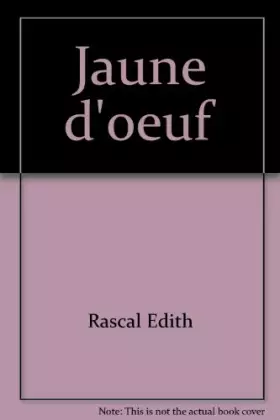Couverture du produit · Jaune d'oeuf