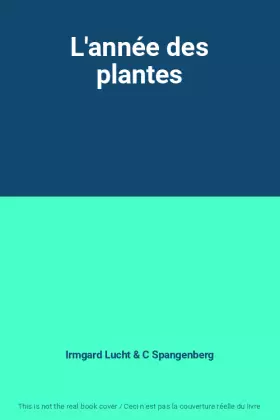 Couverture du produit · L'année des plantes