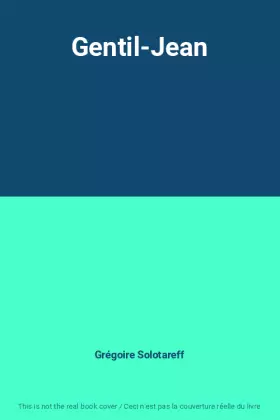 Couverture du produit · Gentil-Jean