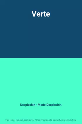 Couverture du produit · Verte