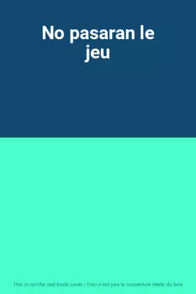Couverture du produit · No pasaran le jeu