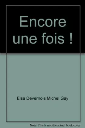 Couverture du produit · Encore une fois !