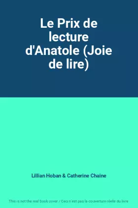 Couverture du produit · Le Prix de lecture d'Anatole (Joie de lire)