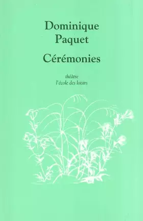 Couverture du produit · Cérémonies