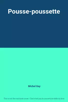 Couverture du produit · Pousse-poussette