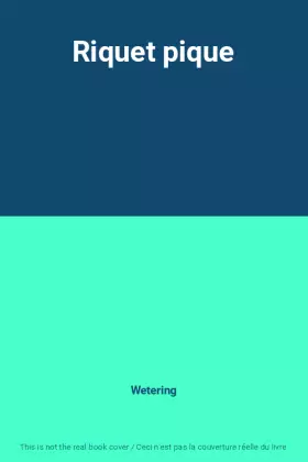 Couverture du produit · Riquet pique