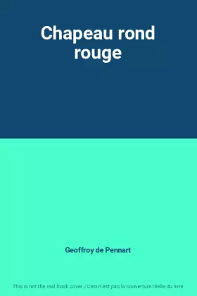 Couverture du produit · Chapeau rond rouge
