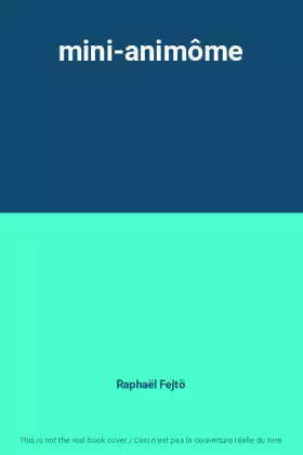Couverture du produit · mini-animôme
