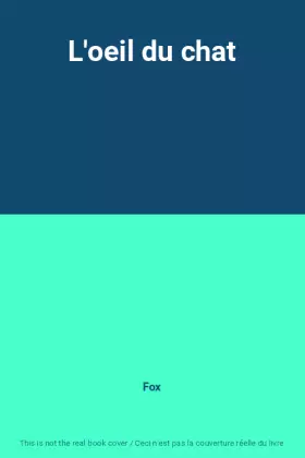 Couverture du produit · L'oeil du chat