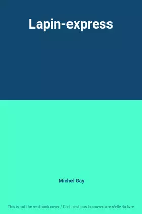 Couverture du produit · Lapin-express