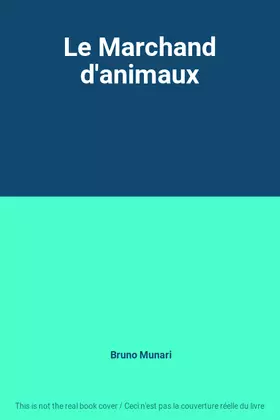 Couverture du produit · Le Marchand d'animaux