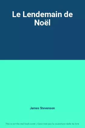 Couverture du produit · Le Lendemain de Noël