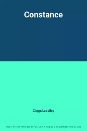 Couverture du produit · Constance