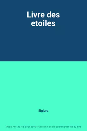 Couverture du produit · Livre des etoiles