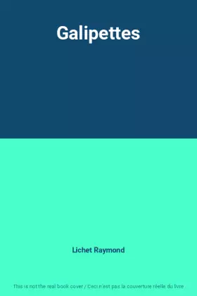 Couverture du produit · Galipettes