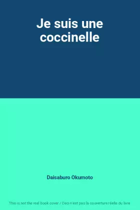 Couverture du produit · Je suis une coccinelle