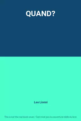 Couverture du produit · QUAND?
