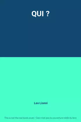 Couverture du produit · QUI ?