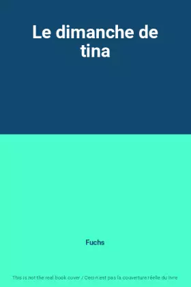 Couverture du produit · Le dimanche de tina