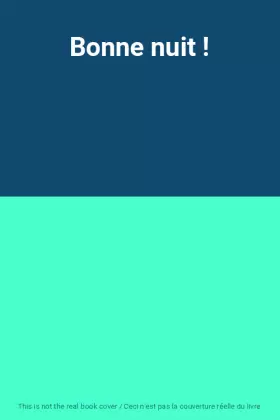 Couverture du produit · Bonne nuit !