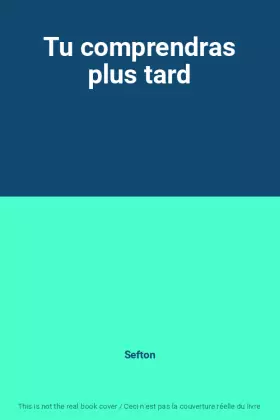 Couverture du produit · Tu comprendras plus tard