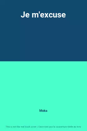 Couverture du produit · Je m'excuse