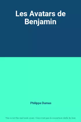 Couverture du produit · Les Avatars de Benjamin