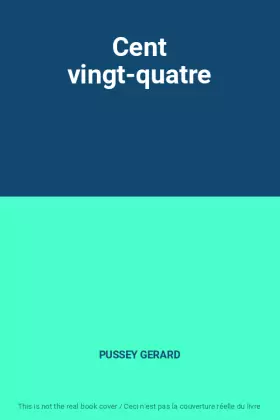 Couverture du produit · Cent vingt-quatre