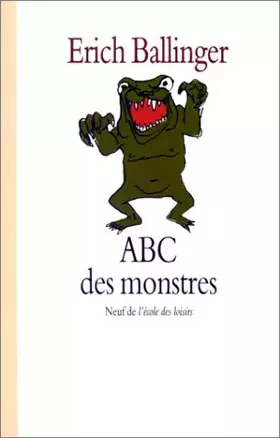 Couverture du produit · ABC des monstres