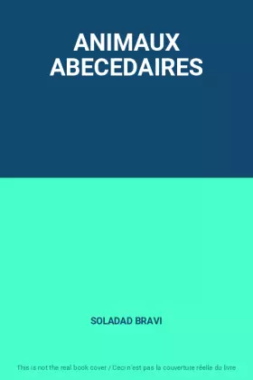 Couverture du produit · ANIMAUX ABECEDAIRES