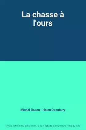 Couverture du produit · La chasse à l'ours