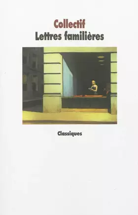 Couverture du produit · Lettres familières