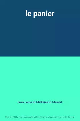 Couverture du produit · le panier