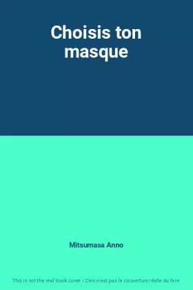 Couverture du produit · Choisis ton masque