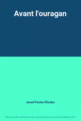 Couverture du produit · Avant l'ouragan