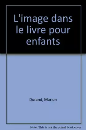 Couverture du produit · L'Image dans le livre pour enfants