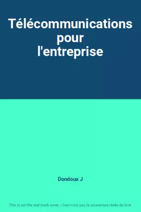 Couverture du produit · Télécommunications pour l'entreprise
