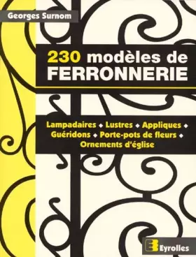 Couverture du produit · 230 Modèles de ferronnerie