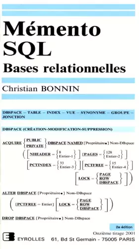 Couverture du produit · Mémento s q l