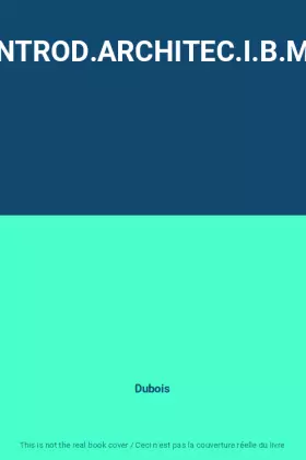 Couverture du produit · INTROD.ARCHITEC.I.B.M.