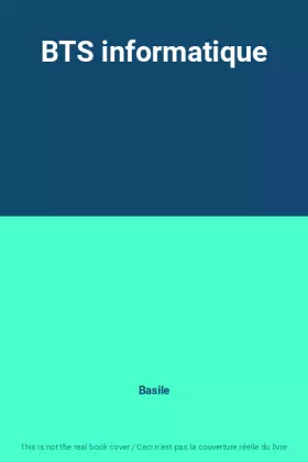 Couverture du produit · BTS informatique