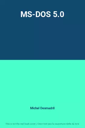 Couverture du produit · MS-DOS 5.0