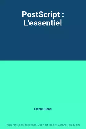 Couverture du produit · PostScript : L'essentiel