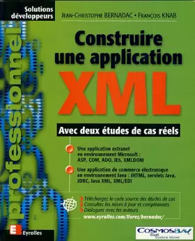 Couverture du produit · Construire une application XML
