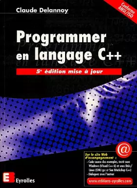 Couverture du produit · Programmer en langage C++