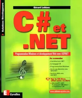 Couverture du produit · C# et .NET